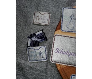 Stickserie - Kleiner Schutzengel mit Anhängern ITH